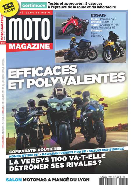 Abonnement MOTO MAGAZINE - Revue, magazine, journal MOTO MAGAZINE - Ce magazine generaliste sur la moto cree par la Federation Francaise des Motards en Colere est positionne sur la defense de la pratique du 2 roues motorisees et a une totale independance redactionnelle. Equipement du motard, de la moto, essais, (...)